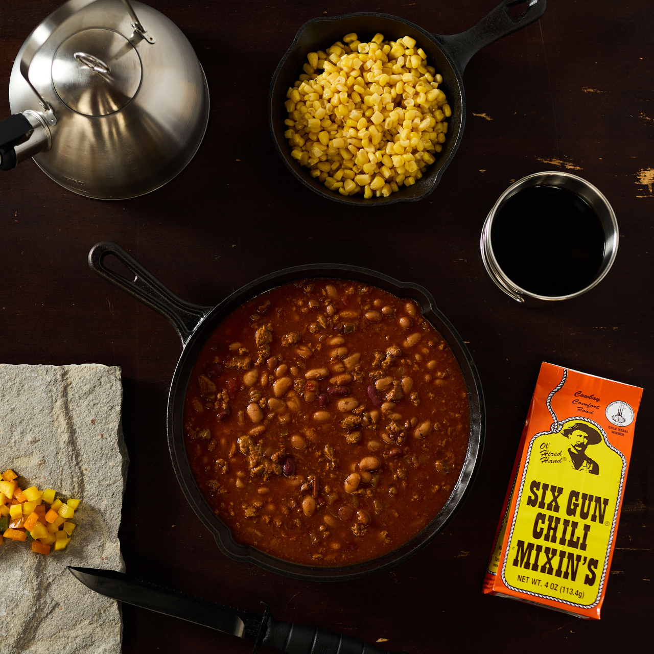 Six Gun Chili Mixin's – Award-Winning Texas Chili Seasoning