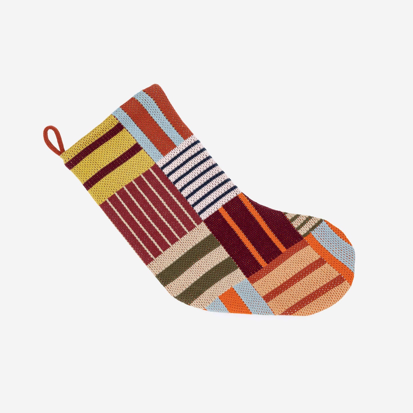 Just the Stocking / Patchwork Stripe