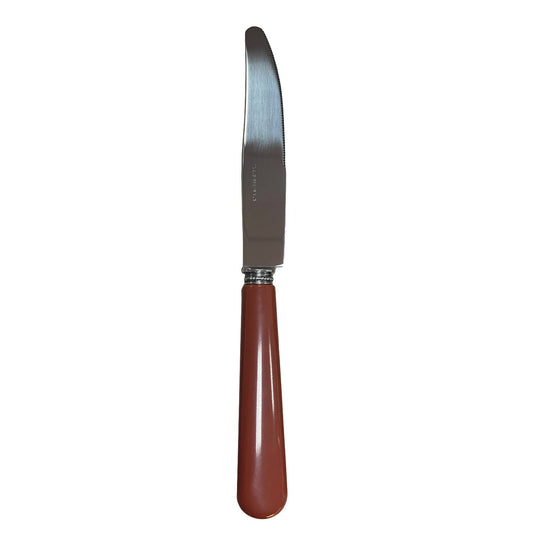 Terracotta Handle Stainless-Steel Cutlery _ Set x4