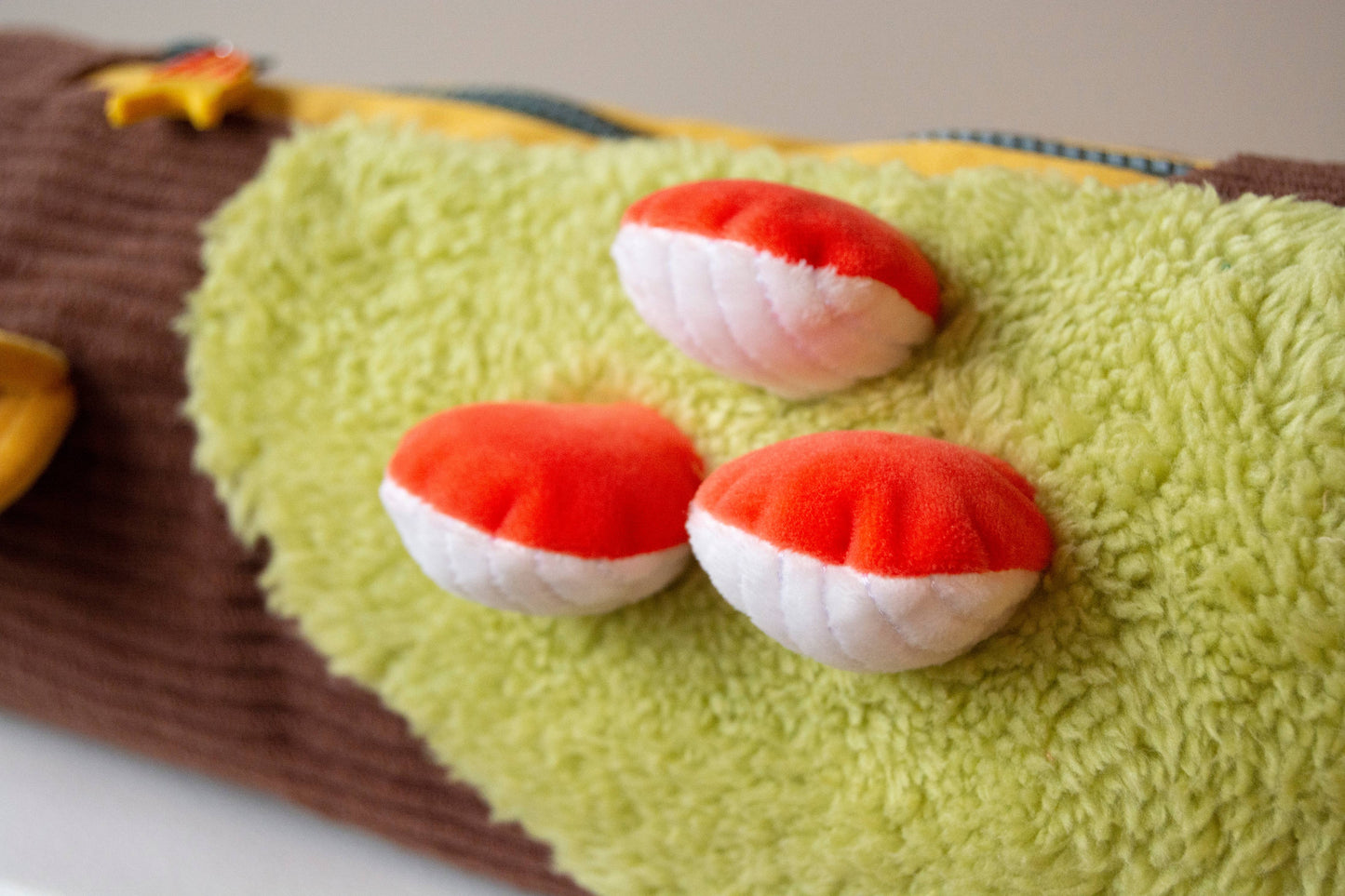 Corduroy Log Mushroom Bag