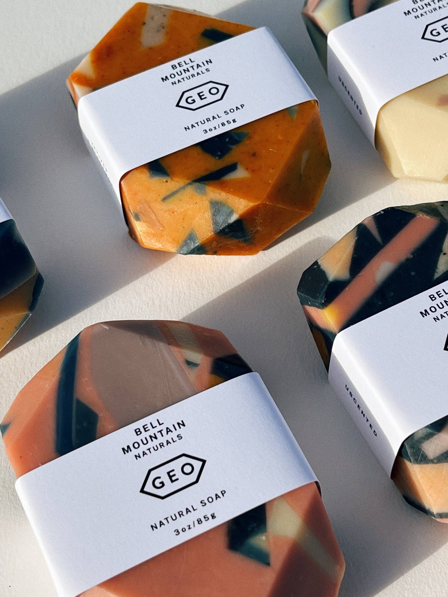 Terrazzo Faceted Gem Soap