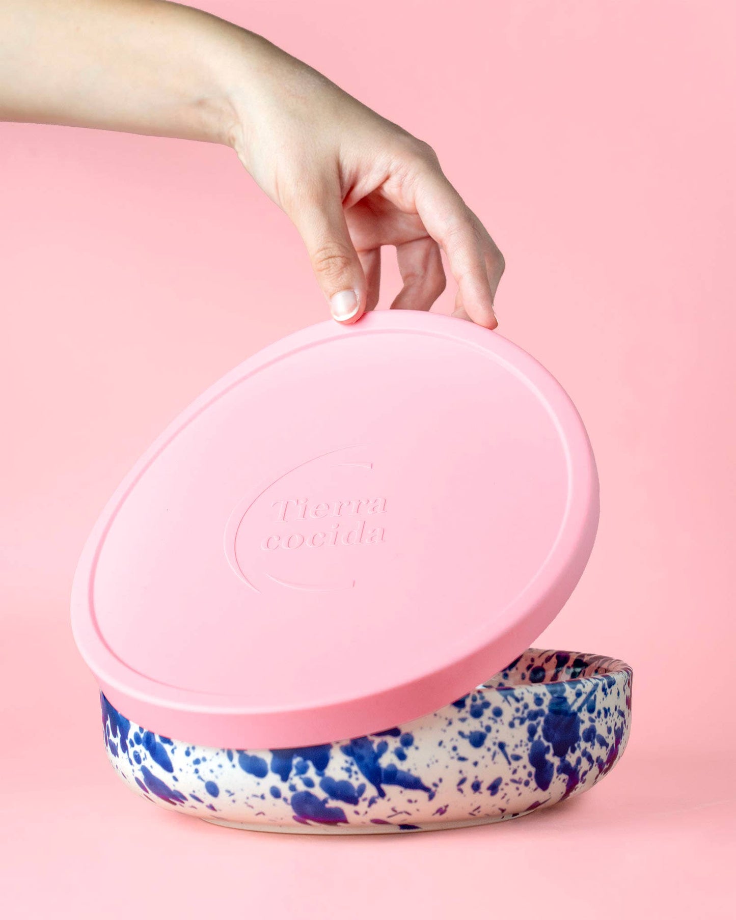 Blue Platter Ceramic Dish