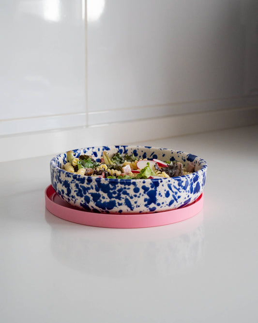 Blue Platter Ceramic Dish