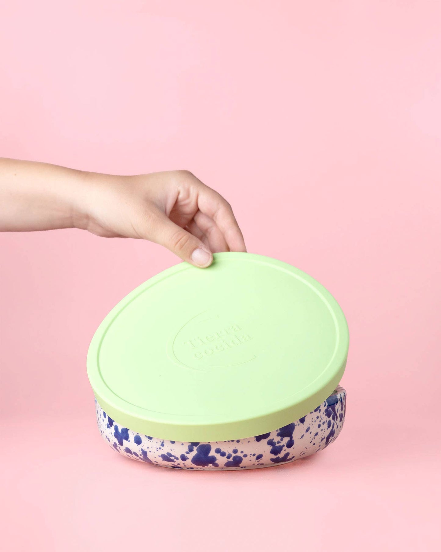 Blue Platter Ceramic Dish