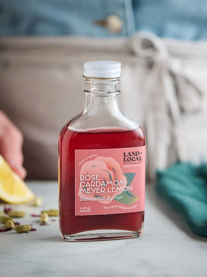 Rose Cardamom Meyer Lemon Mixers