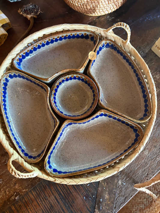 ONE OF ONE - Ceramic compartment platter