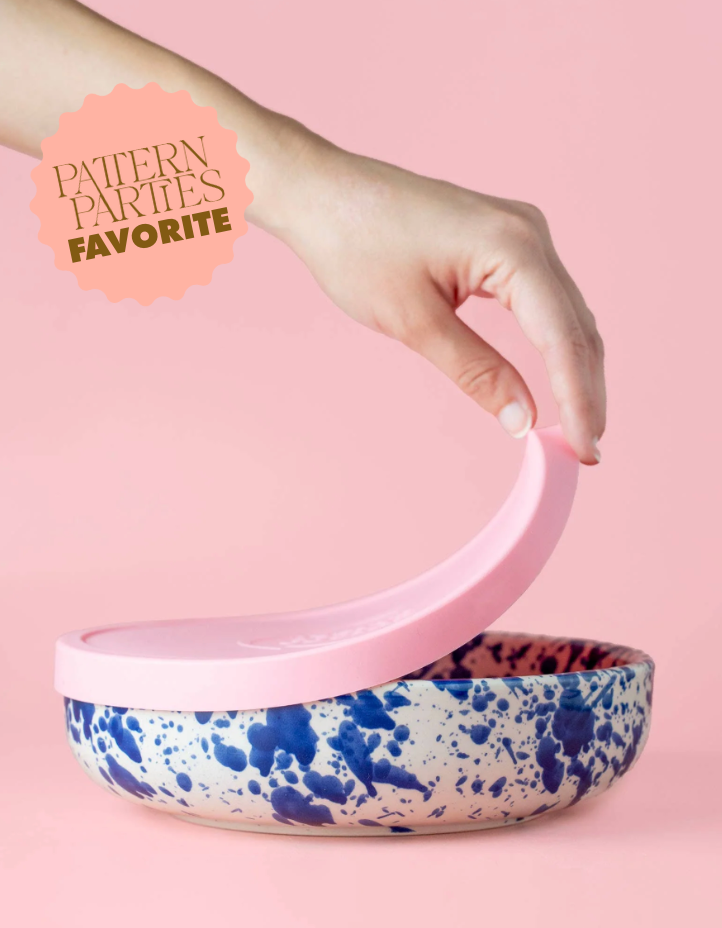 Blue Platter Ceramic Dish