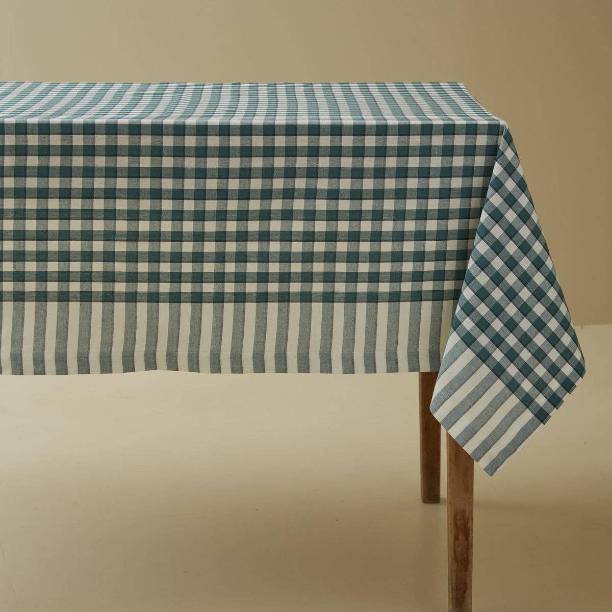Check Green Tablecloth