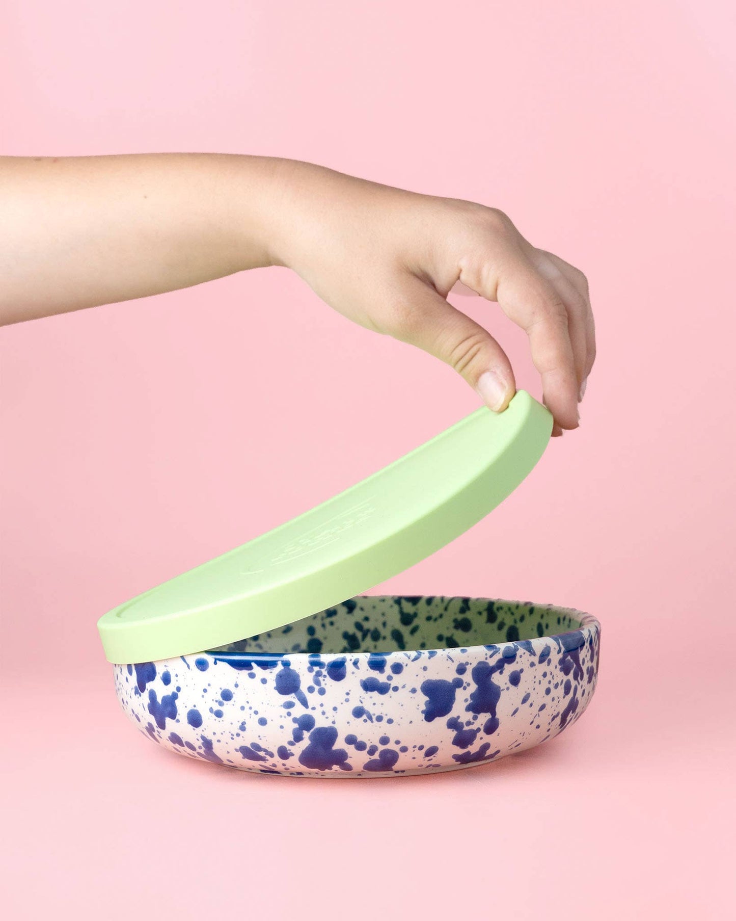 Blue Platter Ceramic Dish