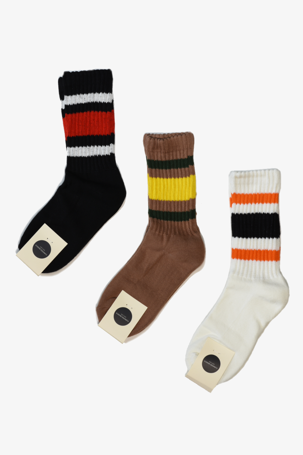 Old School Ribbed Crew Socks