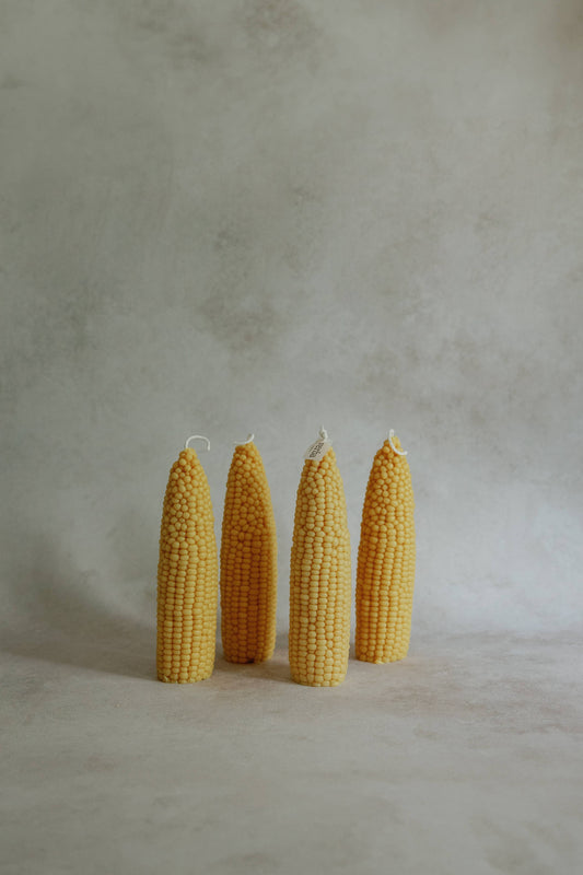 Corn Cob Candle X2