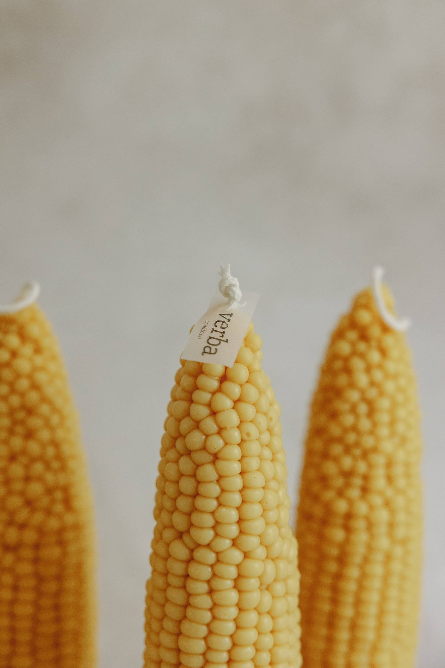Corn Cob Candle X2