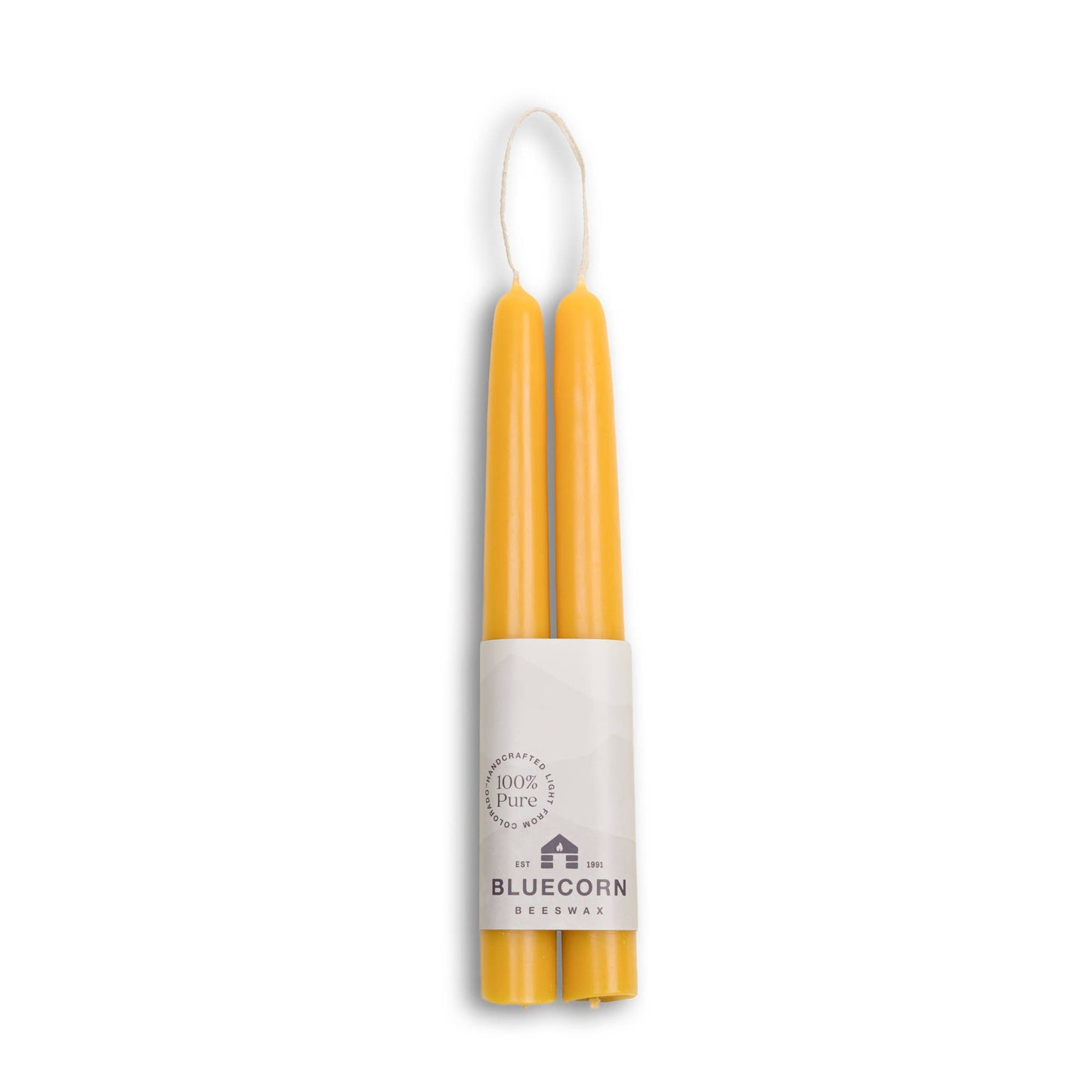 Beeswax Taper Candles – Dripless & Handmade in USA